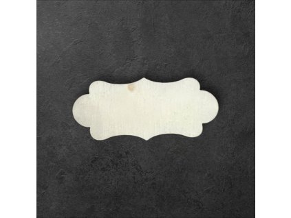 prázdná cedule k dalšímu tvoření - č.2 – dřevěná dekorace