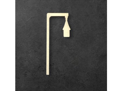 lampa k dalšímu tvoření - č.2 – dřevěná dekorace