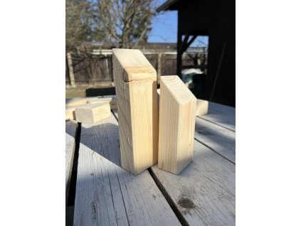 dřevěný domeček 11. (6x4cm) – dřevěná dekorace