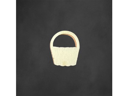 košík k dalšímu tvoření - č.1 – dřevěná dekorace