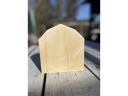 dřevěný domeček - stodola 1. (14x16x1,9cm) – dřevěná dekorace