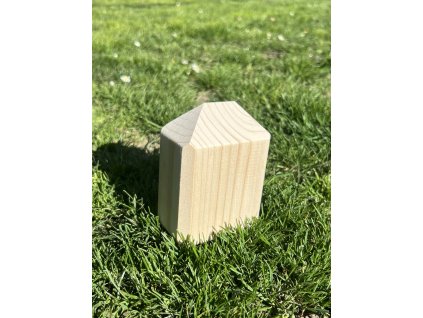 dřevěný domeček 13. (8x6 cm) – dřevěná dekorace