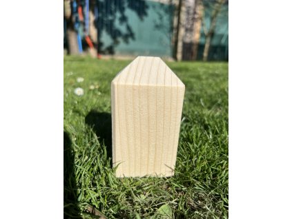 dřevěný domeček 14. (6x4cm) – dřevěná dekorace