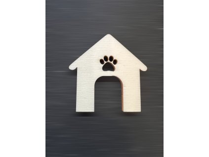 psí bouda - výřez dalšímu tvoření - č.1 – dřevěná dekorace
