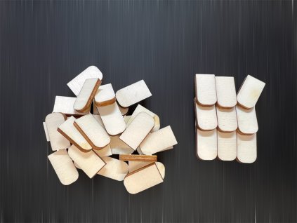 střešní tašky 5ks k dalšímu tvoření - č.1 – dřevěná dekorace