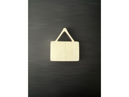 prázdná cedule k dalšímu tvoření - č.10 – dřevěná dekorace