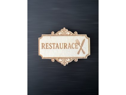 cedule restaurace k dalšímu tvoření - č.1 – dřevěná dekorace