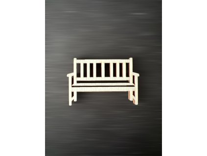 lavička k dalšímu tvoření - č.4 – dřevěná dekorace