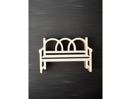 lavička k dalšímu tvoření - č.7 – dřevěná dekorace