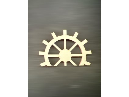 mlýnské kolo k dalšímu tvoření 80mm- č.2 – dřevěná dekorace