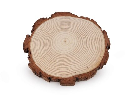 Přírodní dřevěné kolečko k dotvoření – průměr cca 14 cm – detail produktu