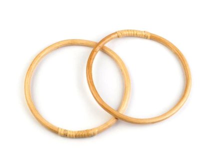 Bambusová ucha Ø 15 cm – lakovaná