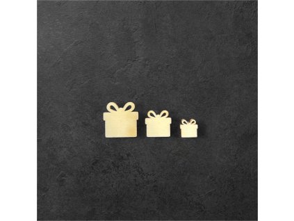 3ks dárků k dalšímu tvoření - č.1 – dřevěná dekorace