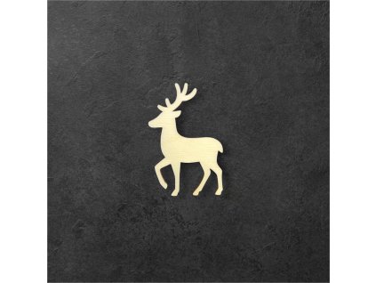 jelen k dalšímu tvoření - č.2 – dřevěná dekorace