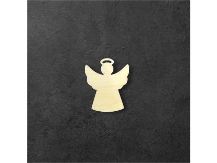 anděl k dalšímu tvoření - č.1 – dřevěná dekorace