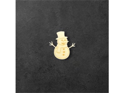 sněhulák k dalšímu tvoření - č.1 – dřevěná dekorace