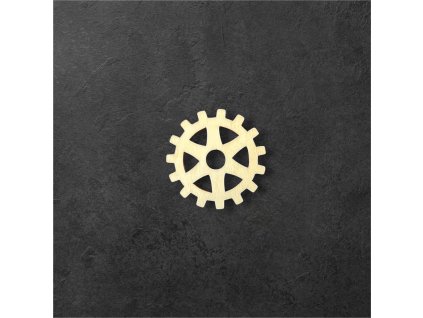 ozubené kolo k dalšímu tvoření - č.3 – dřevěná dekorace