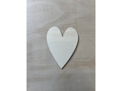 5416 drevene srdce z preklizky 13cm