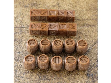 miniaturní sud s dřevěnou texturou 23 mm – hnědý – dřevěná dekorace