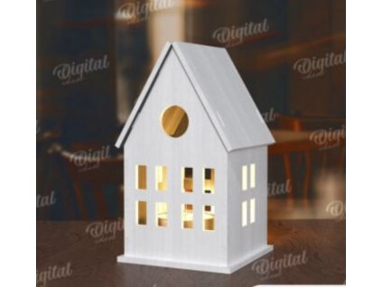 dřevěný domeček  skládačka z překližky 7. – skládačka z topolové překližky, dřevěná stavebnice