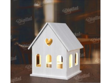 dřevěný domeček  skládačka z překližky 10. – skládačka z topolové překližky, dřevěná stavebnice