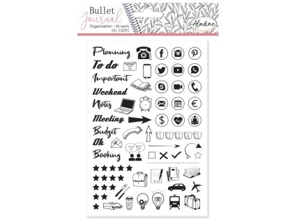 4751 03952 diarova razitka stampo bullet journal 61 ls muj pracovni den 1