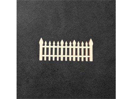 dřevěný výřez – plot – dřevěná dekorace