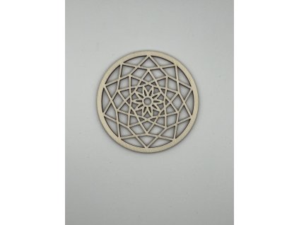 Dřevěná mandala 2 – kruh z topolové překližky