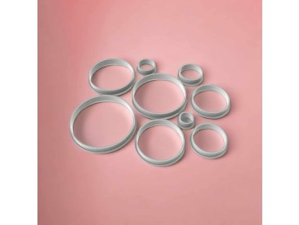 plastové vykrajovátko s motivem vykrajovátka  kolečko  10 ks