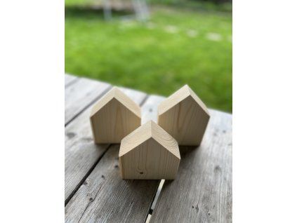 Dřevěný domeček 19. (10x4cm)