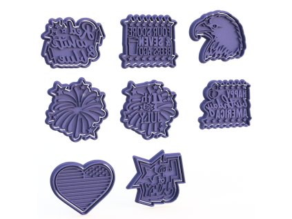 vykrajovátka pro kreativní tvoření – den nezávislosti  4. červenec  usa