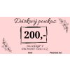 Vykrajovátko s razítkem - Dárkový poukaz - 200,-