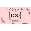 Vykrajovátko s razítkem - Dárkový poukaz - 1500,-