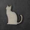 kočička k dalšímu tvoření - č.1 – dřevěná dekorace