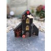 halloweén dřevěný domeček 2 – přírodní provedení