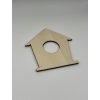 Ptačí budka z překližky – polotovar k dotvoření (12,5 ×11,5 cm)