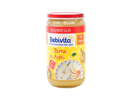 Bebivita Jablečno-hruškové pyré od 5. měsíce