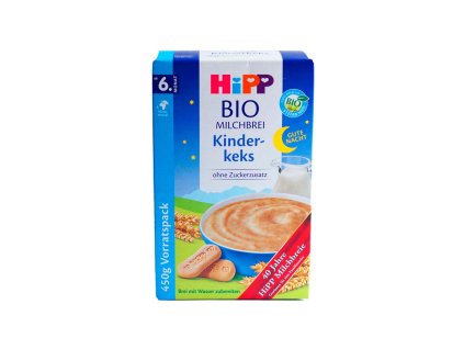 HiPP Mléčná kaše na dobrou noc s keksy od 6. měsíce