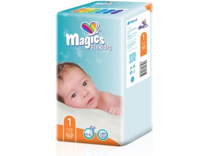 Magics Flexidry vel. 1 Newborn 2 - 5 kg, 50 ks