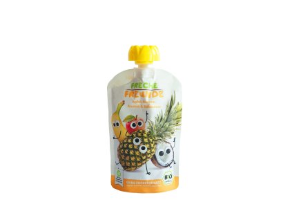Freche Freunde Kapsička Jablko-Banán-Ananas-Kokos od 6. měsíce