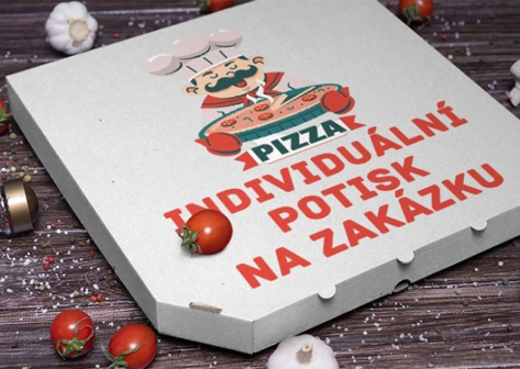 Pizza krabice - vlastní potisk