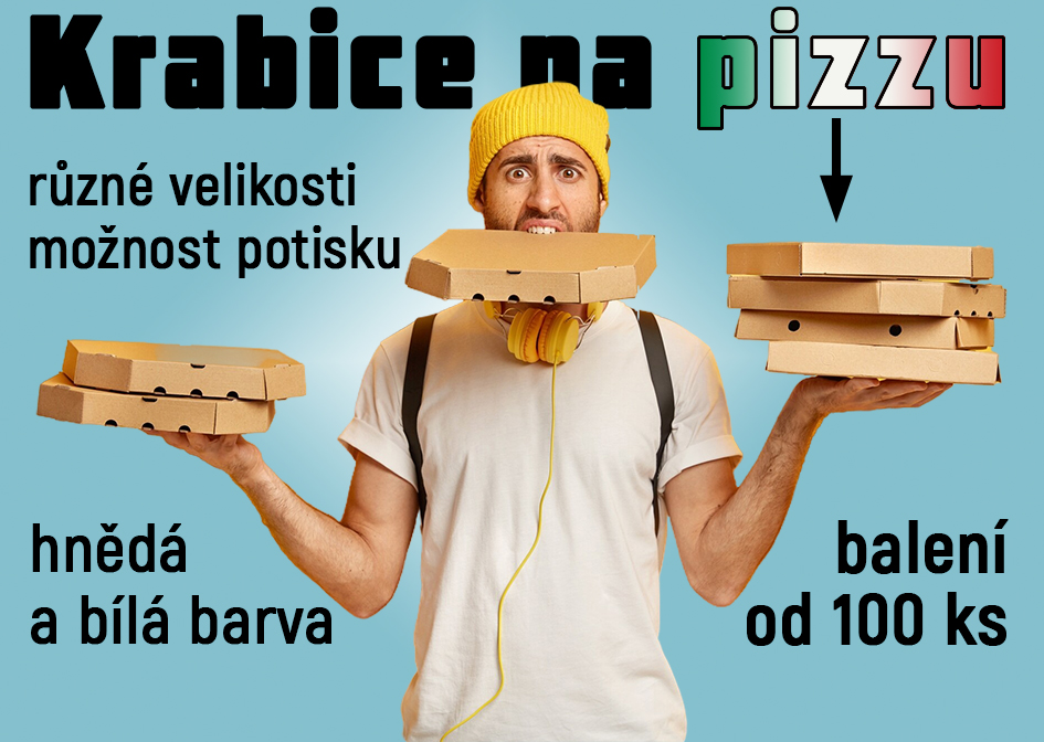 Pizza krabice bez potisku