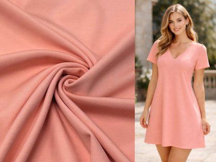 RAYON (úplet máslový) - meruňka