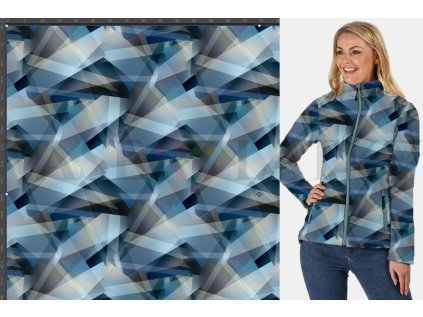 Zimní Softshell Picassogeometric