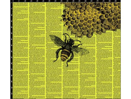 newspaper honeycomb bee panel 180x80 MK