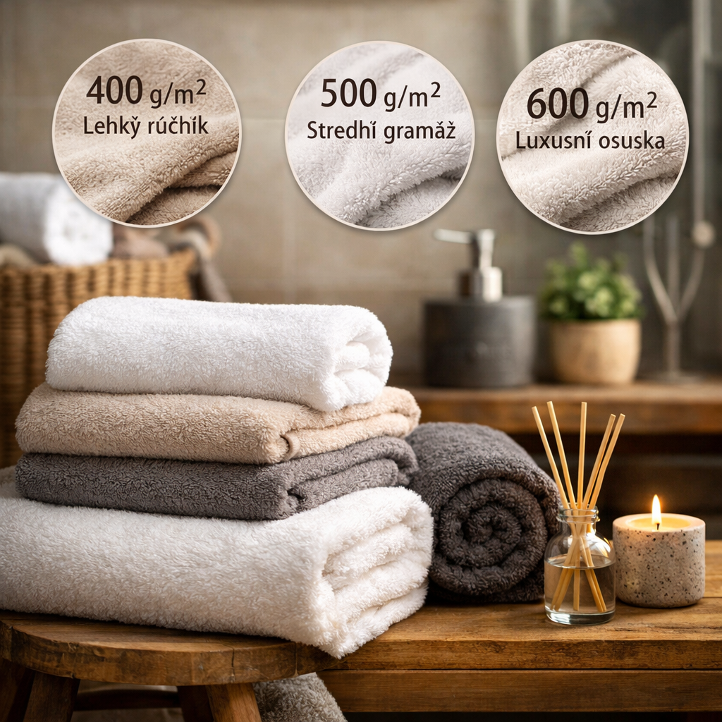 Jak vybrat správnou gramáž ručníků a osušek: rozdíl, který poznáte na dotek