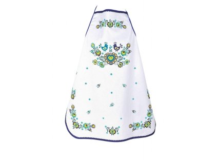 zastera folklor modra pozadi