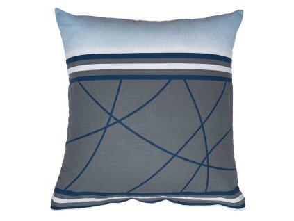 Povlak na polštář bavlna Bruno modrý (Rozměr 70x90)