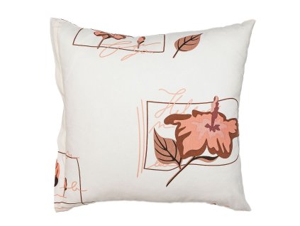 Povlak na polštář bavlna Ibišek banánový (Rozměr 40x50)