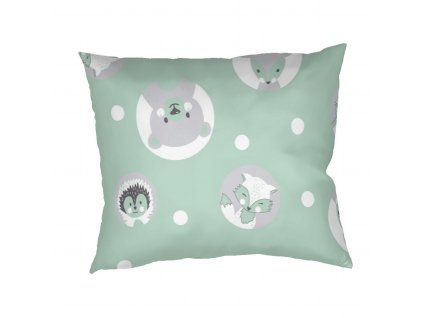 Zviratka mentol povlak 40x50